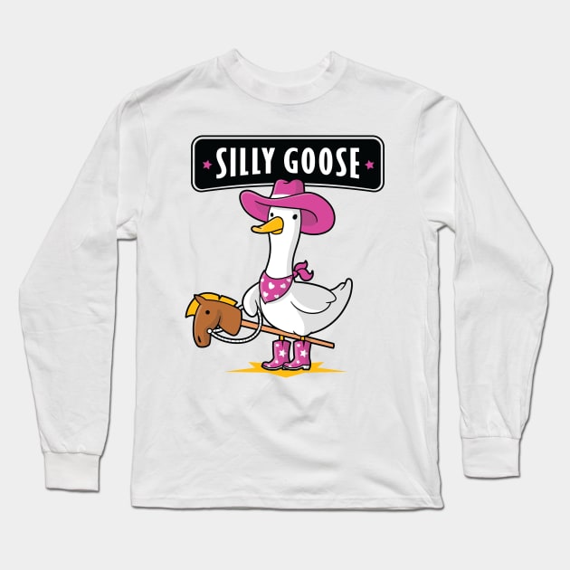 Silly Goose Country Girl Long Sleeve T-Shirt by zoljo